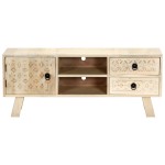 vidaXL Comodă TV, 110 x 30 x 44 cm, lemn masiv de mango vidaXL Comodă TV, 110 x 30 x 44 cm, lemn masiv de mango