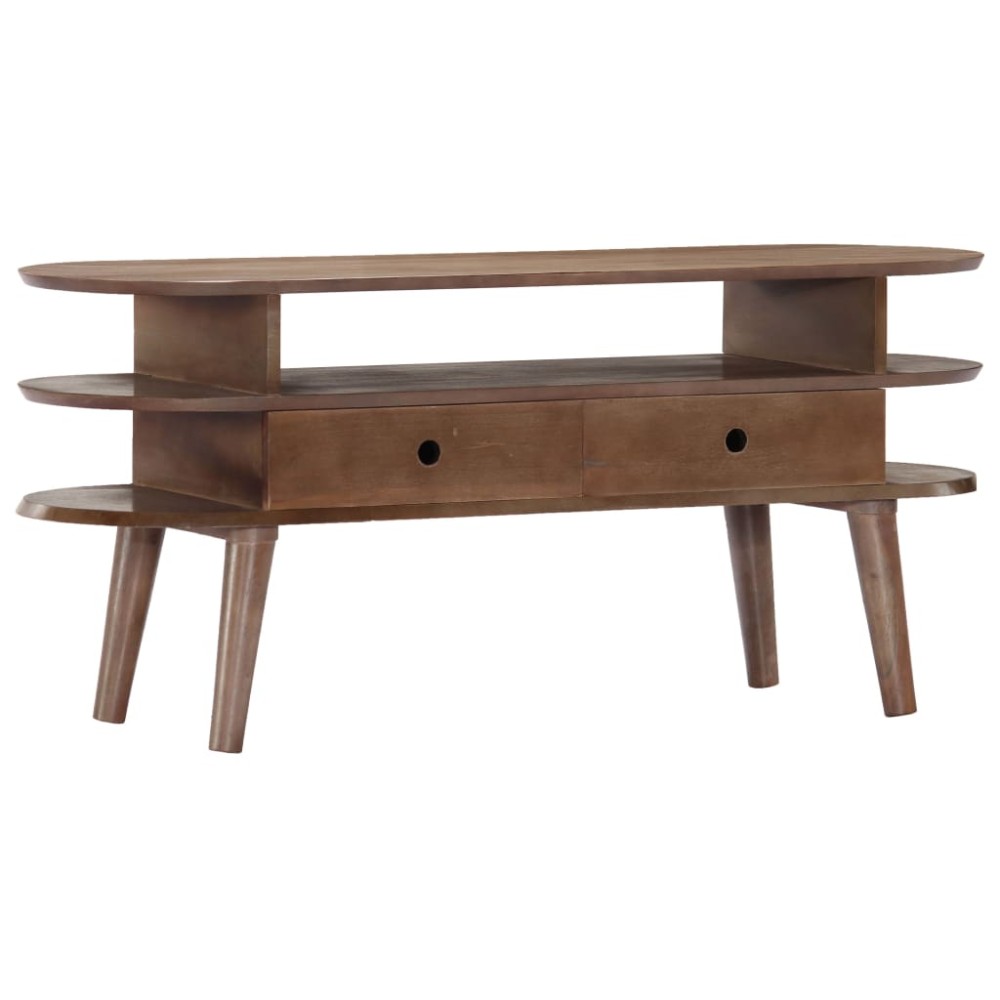 vidaXL Comodă TV, 110x35x50 cm, lemn masiv de acacia