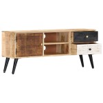 vidaXL Comodă TV, 115x30x47 cm, lemn masiv de mango vidaXL Comodă TV, 115x30x47 cm, lemn masiv de mango