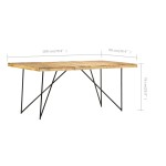 vidaXL Masă de bucătărie, 180 x 90 x 76 cm, lemn masiv de mango vidaXL Masă de bucătărie, 180 x 90 x 76 cm, lemn masiv de mango