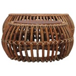 vidaXL Măsuțe de cafea, 2 buc., ratan natural