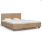 vidaXL Cadru de pat împletit manual, 180 x 200 cm, ratan natural vidaXL Cadru de pat împletit manual, 180 x 200 cm, ratan natural