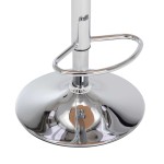 vidaXL Scaune de bar, 2 buc., crem, lemn curbat și piele ecologică