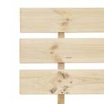 vidaXL Cadru de pat cu tăblie, 140x200 cm, lemn masiv de pin vidaXL Cadru de pat cu tăblie, 140x200 cm, lemn masiv de pin