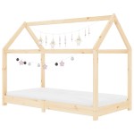 vidaXL Cadru pat de copii, 70 x 140 cm, lemn masiv de pin vidaXL Cadru pat de copii, 70 x 140 cm, lemn masiv de pin