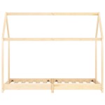 vidaXL Cadru pat de copii, 90 x 200 cm, lemn masiv de pin vidaXL Cadru pat de copii, 90 x 200 cm, lemn masiv de pin