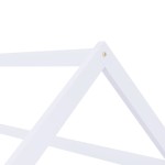 vidaXL Cadru pat de copii, alb, 70 x 140 cm, lemn masiv de pin vidaXL Cadru pat de copii, alb, 70 x 140 cm, lemn masiv de pin