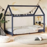 vidaXL Cadru de pat pentru copii, gri, 80 x 160 cm, lemn masiv de pin vidaXL Cadru de pat pentru copii, gri, 80 x 160 cm, lemn masiv de pin