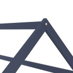 vidaXL Cadru de pat pentru copii, gri, 80 x 160 cm, lemn masiv de pin vidaXL Cadru de pat pentru copii, gri, 80 x 160 cm, lemn masiv de pin