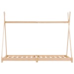 vidaXL Cadru de pat pentru copii, 90 x 200 cm, lemn masiv de pin