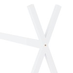 vidaXL Cadru pat de copii, alb, 80x160 cm, lemn masiv de pin