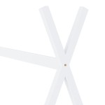 vidaXL Cadru pat de copii, alb, 90 x 200 cm, lemn masiv de pin vidaXL Cadru pat de copii, alb, 90 x 200 cm, lemn masiv de pin