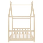 vidaXL Cadru de pat pentru copii, 70 x 140 cm, lemn masiv de pin vidaXL Cadru de pat pentru copii, 70 x 140 cm, lemn masiv de pin