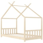 vidaXL Cadru de pat pentru copii, 80 x 160 cm, lemn masiv de pin vidaXL Cadru de pat pentru copii, 80 x 160 cm, lemn masiv de pin