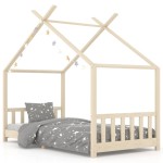vidaXL Cadru de pat pentru copii, 90 x 200 cm, lemn masiv de pin vidaXL Cadru de pat pentru copii, 90 x 200 cm, lemn masiv de pin