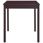 vidaXL Set mobilier de bucătărie, 7 piese, maro închis, lemn de pin
