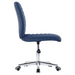 vidaXL Scaune de bucătărie, 2 buc., albastru, textil vidaXL Scaune de bucătărie, 2 buc., albastru, textil