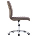 vidaXL Scaune de bucătărie, 2 buc., gri taupe, material textil vidaXL Scaune de bucătărie, 2 buc., gri taupe, material textil