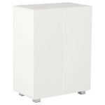 vidaXL Dulap, alb extralucios, 60x35x80 cm, lemn prelucrat vidaXL Dulap, alb extralucios, 60x35x80 cm, lemn prelucrat