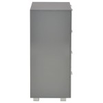 vidaXL Dulap, gri extralucios, 60x35x80 cm, lemn prelucrat vidaXL Dulap, gri extralucios, 60x35x80 cm, lemn prelucrat