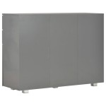 vidaXL Dulap, gri extralucios, 107x35x80,5 cm