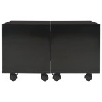 vidaXL Măsuță de cafea, negru extralucios, 60x60x35 cm lemn prelucrat vidaXL Măsuță de cafea, negru extralucios, 60x60x35 cm lemn prelucrat