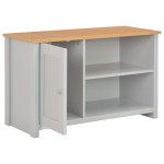 vidaXL Comodă TV, gri, 95 x 39 x 58 cm vidaXL Comodă TV, gri, 95 x 39 x 58 cm