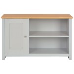 vidaXL Comodă TV, gri, 95 x 39 x 58 cm vidaXL Comodă TV, gri, 95 x 39 x 58 cm