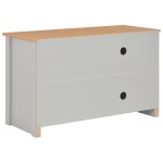 vidaXL Comodă TV, gri, 95 x 39 x 58 cm vidaXL Comodă TV, gri, 95 x 39 x 58 cm