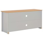 vidaXL Comodă TV, gri, 120 x 39 x 58 cm vidaXL Comodă TV, gri, 120 x 39 x 58 cm