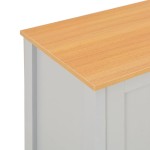 vidaXL Comodă TV, gri, 120 x 39 x 58 cm vidaXL Comodă TV, gri, 120 x 39 x 58 cm