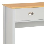 vidaXL Masă consolă, gri, 97 x 35 x 76 cm