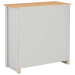 vidaXL Servantă, gri, 79 x 35 x 81 cm vidaXL Servantă, gri, 79 x 35 x 81 cm