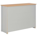 vidaXL Servantă, gri, 112 x 35 x 81 cm