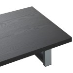 vidaXL Mobilier de baie, negru, 60 x 40 x 16,3 cm vidaXL Mobilier de baie, negru, 60 x 40 x 16,3 cm