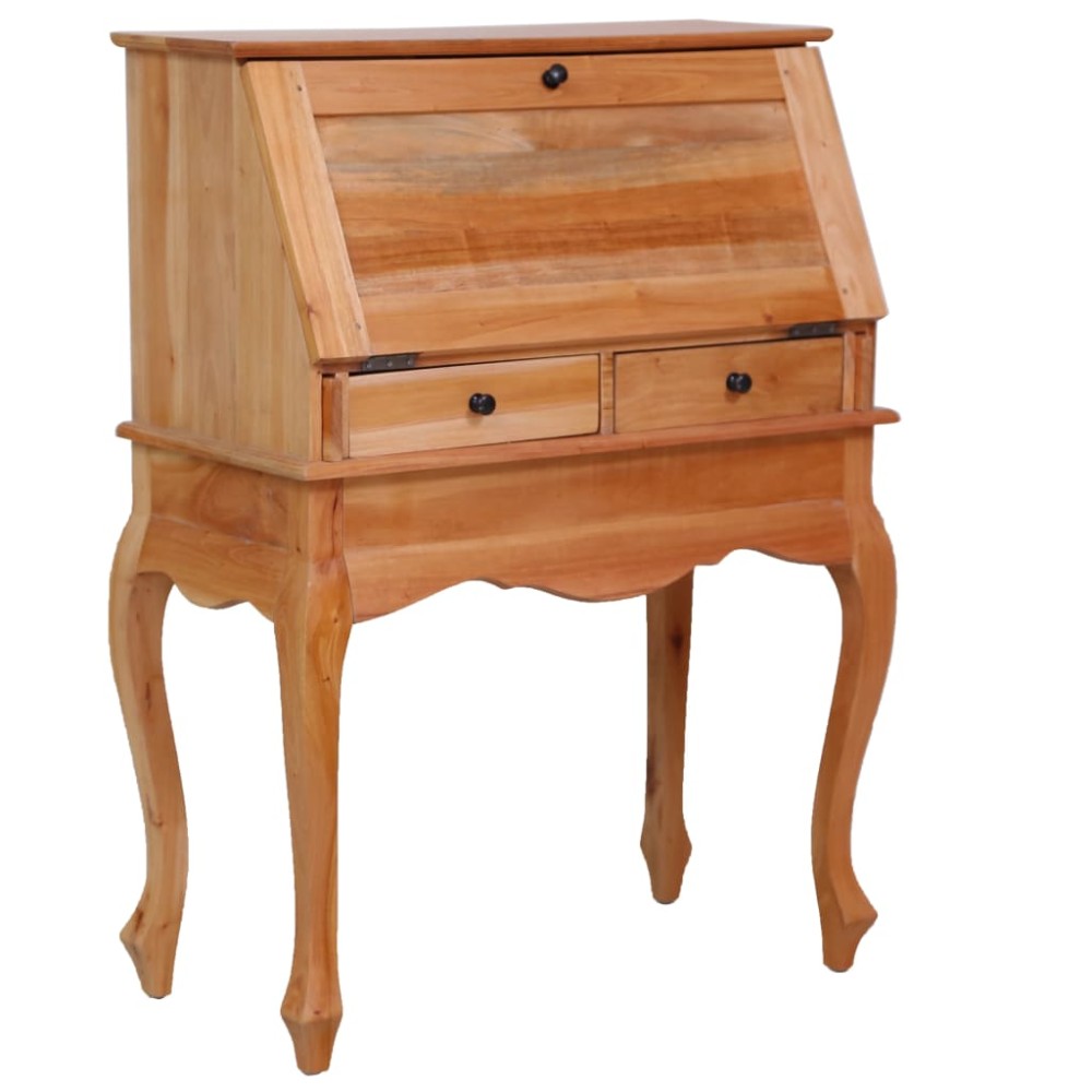 vidaXL Birou secretar, 78 x 42 x 103 cm, lemn masiv de mahon