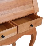 vidaXL Birou secretar, 78 x 42 x 103 cm, lemn masiv de mahon