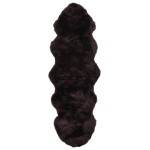 vidaXL Covor din piele de oaie, maro, 60 x 180 cm vidaXL Covor din piele de oaie, maro, 60 x 180 cm