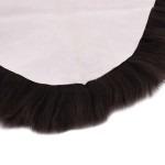 vidaXL Covor din piele de oaie, maro, 60 x 180 cm vidaXL Covor din piele de oaie, maro, 60 x 180 cm