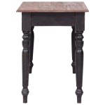 vidaXL Birou cu 3 sertare, 117 x 57 x 75 cm, lemn masiv de mahon