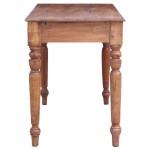 vidaXL Birou cu sertare, 117x57x75 cm, lemn masiv de mahon