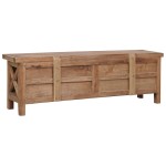vidaXL Comodă TV cu 3 sertare, 120 x 30 x 40 cm, lemn masiv de mahon