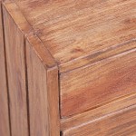 vidaXL Noptieră cu 3 sertare, 35x25x35 cm, lemn masiv de mahon vidaXL Noptieră cu 3 sertare, 35x25x35 cm, lemn masiv de mahon