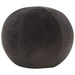 vidaXL Taburet puf, antracit, 50 x 35 cm, catifea vidaXL Taburet puf, antracit, 50 x 35 cm, catifea