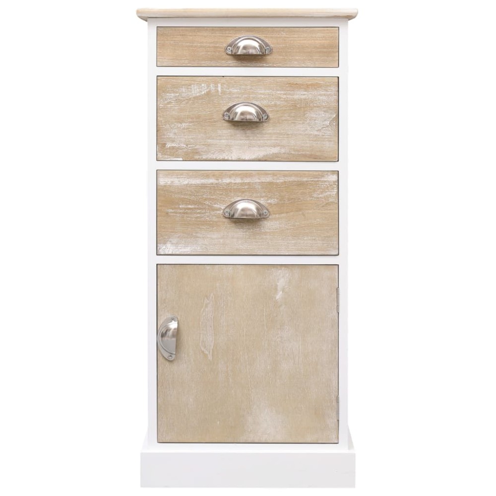 vidaXL Dulap lateral, 38 x 28 x 86 cm, lemn de paulownia
