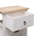vidaXL Dulap lateral, 35 x 25 x 57 cm, lemn de paulownia vidaXL Dulap lateral, 35 x 25 x 57 cm, lemn de paulownia