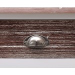 vidaXL Masă consolă, maro, 90 x 30 x 77 cm, lemn
