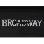 vidaXL Masă consolă, negru, 110 x 45 x 76 cm, lemn