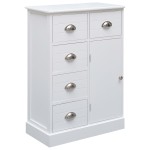vidaXL Dulap cu 10 sertare, alb, 113 x 30 x 79 cm, lemn vidaXL Dulap cu 10 sertare, alb, 113 x 30 x 79 cm, lemn