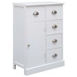 vidaXL Dulap cu 10 sertare, alb, 113 x 30 x 79 cm, lemn vidaXL Dulap cu 10 sertare, alb, 113 x 30 x 79 cm, lemn